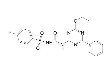 1-(4-Ethoxy-6-phenyl-1,3,5-triazin-2-yl)-3-(4-methylphenyl)sulfonyl-urea