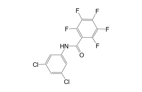N-(3,5-dichlorophenyl)-2,3,4,5,6-pentafluorobenzamide