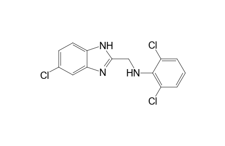 (6-chloro-1H-benzimidazol-2-yl)methyl-(2,6-dichlorophenyl)amine