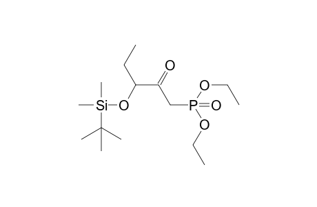 Diethyl (3-(tert-butyldimethylsilyloxy)-2-oxopentyl)phosphonate