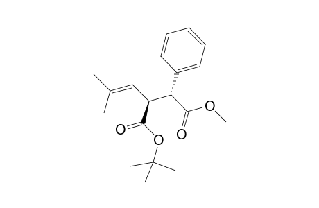 anti-Methyl 4-(tert-butyloxycarbonyl)-2-phenyl-4-methylhex-4-enoate
