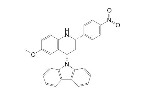 9-[(2S,4S)-6-methoxy-2-(4-nitrophenyl)-1,2,3,4-tetrahydroquinolin-4-yl]carbazole