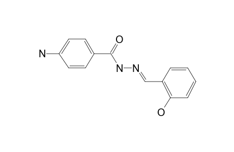 4-Amino-benzoic acid, (2-hydroxy-benzylidene)-hydrazide