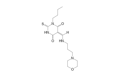 (5E)-1-butyl-5-({[3-(4-morpholinyl)propyl]amino}methylene)-2-thioxodihydro-4,6(1H,5H)-pyrimidinedione