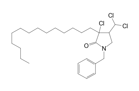 N-Benzyl-3-chloro-4-dichloromethyl-3-tetradecyl-2-pyrrolodinone