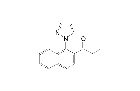 1-[1-(1H-Pyrazolyl)-2-naphthalenyl]-1-propanone