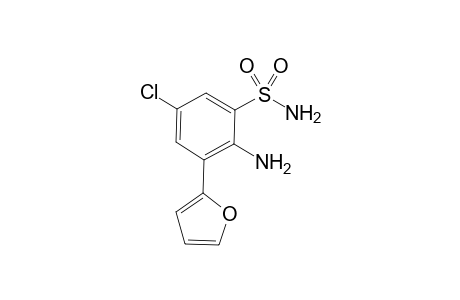 5-chloro-3-(2-furyl)-2-aminobenzensulfonamide