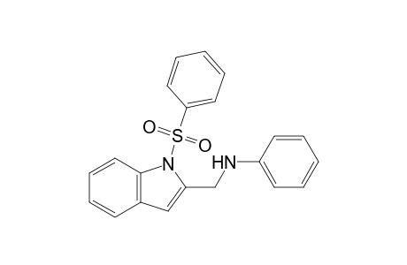 N-{[1'-(Phenylsulfonyl)indol-2'-yl]methyl}-aniline