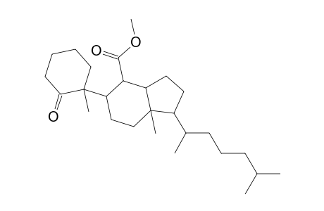 b-Nor-5,6-secocholestan-6-oic acid, 5-oxo-, methyl ester, (10.alpha.)-