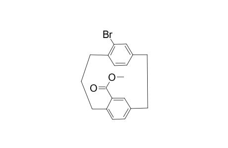 15-Bromo-tricyclo[9.2.2.2*4,7*]heptadeca-1(14),4(17),5,7(16),11(15),-hexaene-6-carboxylic acid methyl ester