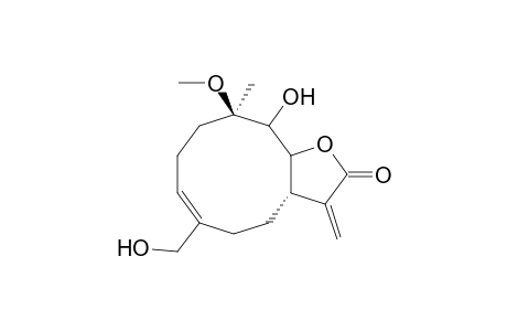 5,14-Dihydroxy-4-methoxygermacra-1(10),11(13)-dien-12,6-olide