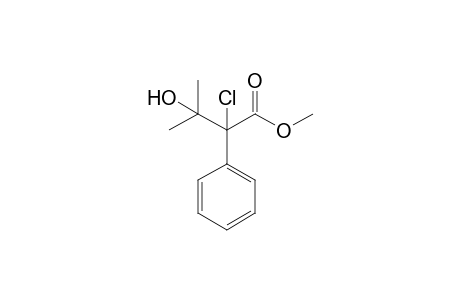 2-Chloro-3-hydroxy-3-methyl-2-phenyl-butyric acid methyl ester