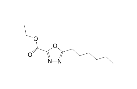 5-Hexyl-1,3,4-oxadiazole-2-carboxylic acid ethyl ester