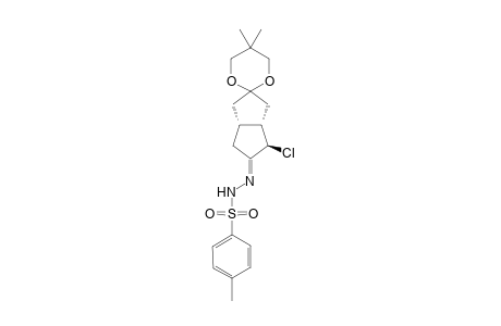N-{(3'aS,4'R,6'aR)-(4'-Chloro-1',6'a',6',3'a-tetrahydro-5,5-dimethylspiro[1,3-dioxane-2,2'-(1'H)-pentalen])-5'-ylidene}-N'-(p-toluenesulfonyl)-hydrazine