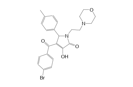 4-(4-bromobenzoyl)-3-hydroxy-5-(4-methylphenyl)-1-[2-(4-morpholinyl)ethyl]-1,5-dihydro-2H-pyrrol-2-one