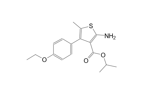 isopropyl 2-amino-4-(4-ethoxyphenyl)-5-methyl-3-thiophenecarboxylate