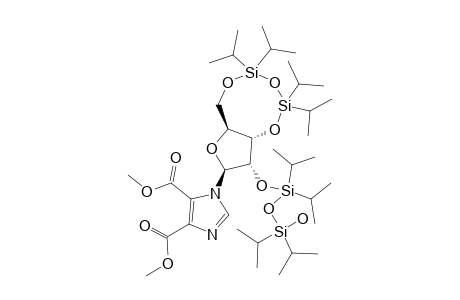 #4;METHYL-1-[[2'-O-(3-HYDROXY-1,1,3,3-TETRA-ISOPROPYLDISILOXYL)-3',5'-O-(1,1,3,3-TETRAISOPROPYLDISILOXAN-1,3-DIYL)]-BETA-D-RIBOFURANOSYL]-4,5-IMIDAZOLE-DICARBO