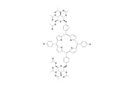 5,15-BIS-(4-AMINOPHENYL)-10,20-BIS-[(2',3',4',6'-TETRA-O-ACETYL-BETA-D-GLUCOPYRANOSYLOXY)-PHENYL]-PORPHYRIN