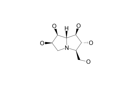 (-)-UNIFLORINE_A;(1-R,2-R,3-R,6-S,7-S,7A-S)-3-(HYDROXYMETHYL)-HEXAHYDRO-1-H-PYRROLIZIN-1,2,6,7-TETRAOL