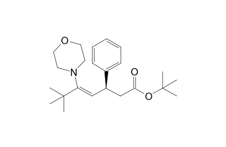 (Z)-(S)-tert-Butyl 5-morpholino-3-phenyl-6,6-dimethyl-4-heptenoate