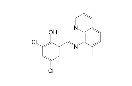 2,4-dichloro-6-[N-(7-methyl-8-quinolyl)formimidoyl]phenol