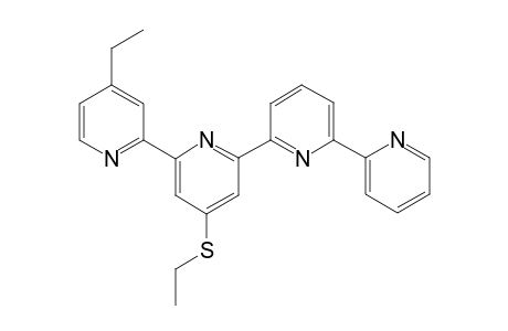 4-Ethyl-4'-(ethylthio)-2,2' ; 6',2" : 6'',2'''-quaterpyridine