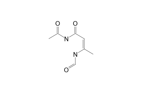 N-[(Z)-3-acetamido-3-keto-1-methyl-prop-1-enyl]formamide