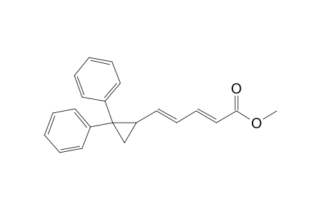 Methyl (2E,4E)-5-(2',2'-Diphenylcyclopropyl)penta-2,4-dienoate
