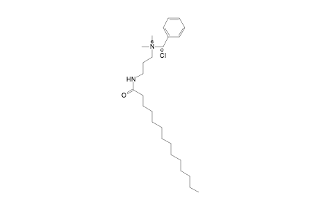 benzyl-dimethyl-[3-(tetradecanoylamino)propyl]azanium chloride