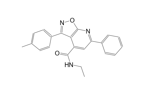 isoxazolo[5,4-b]pyridine-4-carboxamide, N-ethyl-3-(4-methylphenyl)-6-phenyl-