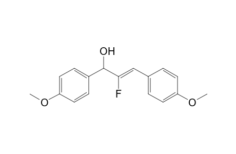 (Z)-2-fluoranyl-1,3-bis(4-methoxyphenyl)prop-2-en-1-ol