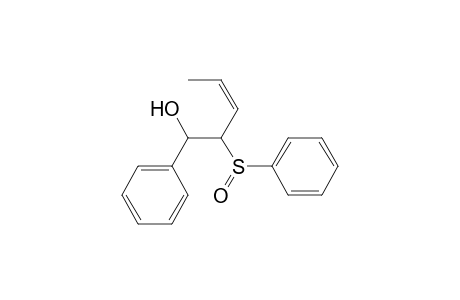Benzenemethanol, .alpha.-[1-(phenylsulfinyl)-2-butenyl]-