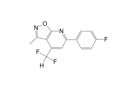 isoxazolo[5,4-b]pyridine, 4-(difluoromethyl)-6-(4-fluorophenyl)-3-methyl-