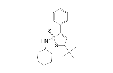 1,2-Thiaphosphol-2(5H)-amine, N-cyclohexyl-5-(1,1-dimethylethyl)-3-phenyl-, 2-sulfide