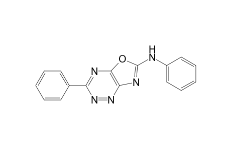 Oxazolo[5,4-e]-1,2,4-triazin-6-amine, N,3-diphenyl-