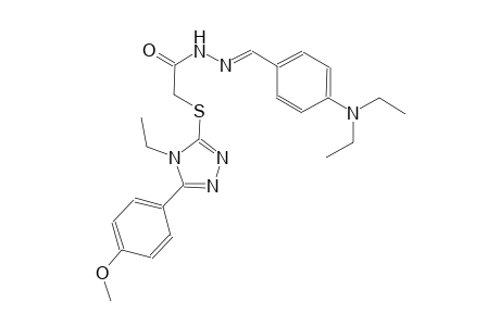 N'-{(E)-[4-(diethylamino)phenyl]methylidene}-2-{[4-ethyl-5-(4-methoxyphenyl)-4H-1,2,4-triazol-3-yl]sulfanyl}acetohydrazide