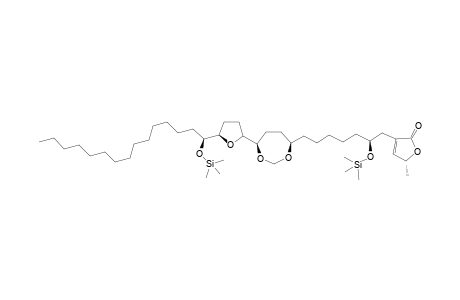 4,18-Trimethylsilyl-10,13-formaldehyde acetal derivative goniothalamicin