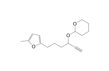 6-(5-Methyl-2-furyl)-3-(tetrahydropyranyloxy)-1-hexyn-3-ol