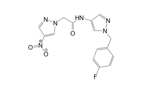 1H-pyrazole-1-acetamide, N-[1-[(4-fluorophenyl)methyl]-1H-pyrazol-4-yl]-4-nitro-