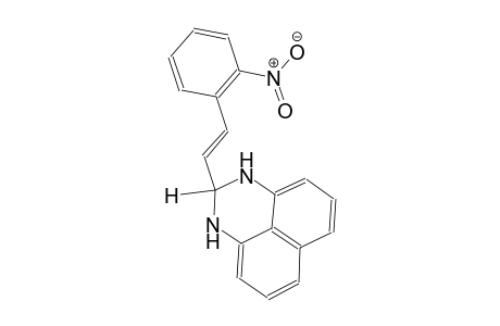 1H-perimidine, 2,3-dihydro-2-[(E)-2-(2-nitrophenyl)ethenyl]-