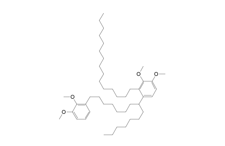 Benzene, 1-[8-(2,3-dimethoxyphenyl)-1-heptyloctyl]-3,4-dimethoxy-2-pentadecyl-