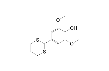 2-(4-Hydroxy-3,5-dimethoxyphenyl)-1,3-dithiane