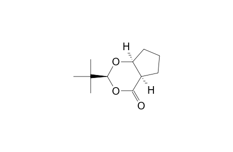 Cyclopenta-1,3-dioxin-4(4aH)-one, 2-(1,1-dimethylethyl)tetrahydro-, [2S-(2.alpha.,4a.beta.,7a.beta.)]-