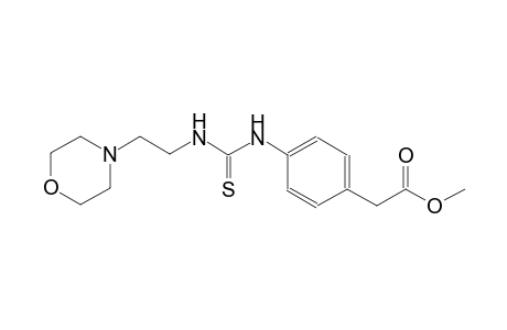 methyl {4-[({[2-(4-morpholinyl)ethyl]amino}carbothioyl)amino]phenyl}acetate