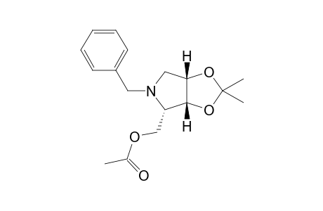 [(3aR,4S,6aS)-2,2-dimethyl-5-(phenylmethyl)-3a,4,6,6a-tetrahydro-[1,3]dioxolo[4,5-c]pyrrol-4-yl]methyl ethanoate