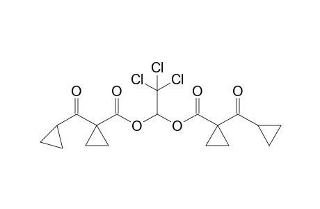 2,2,2-trichloroethane-1,1-diyl bis(1-(cyclopropanecarbonyl)cyclopropanecarboxylate)