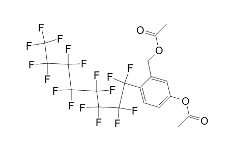 4-Acetoxy-2-acetoxymethyl-1-perfluorooctylbenzene