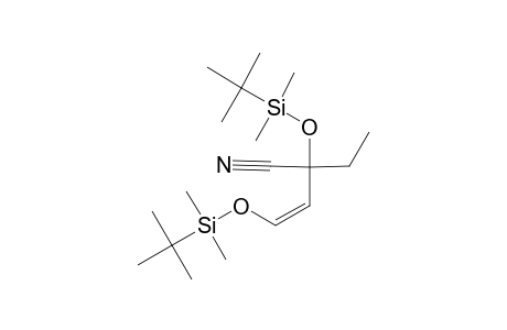 (Z)-2,4-bis[(tert-butyl-dimethylsilyl)oxy]-2-ethylbut-3-enenitrile
