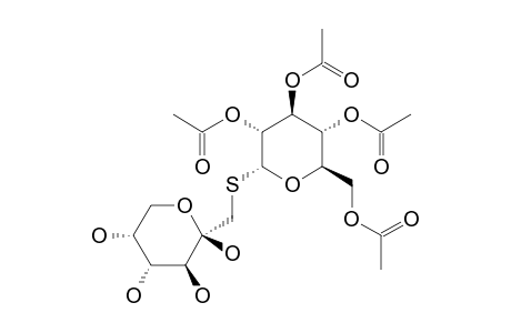 1-S-(2,3,4,6-TETRA-O-ACETYL-ALPHA-D-GLUCOPYRANOSYL)-1-THIO-BETA-D-FRUCTOPYRANOSIDE