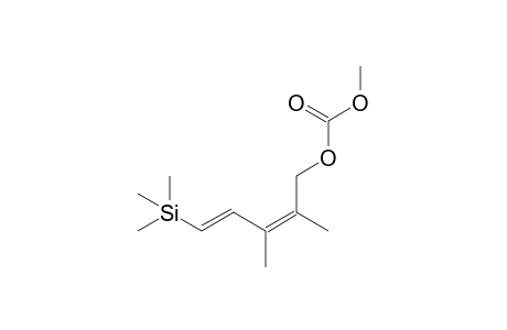 (2Z,4E)-2,3-Dimethyl-5-(trimethylsilyl)penta-2,4-dienyl Methyl Carbonate